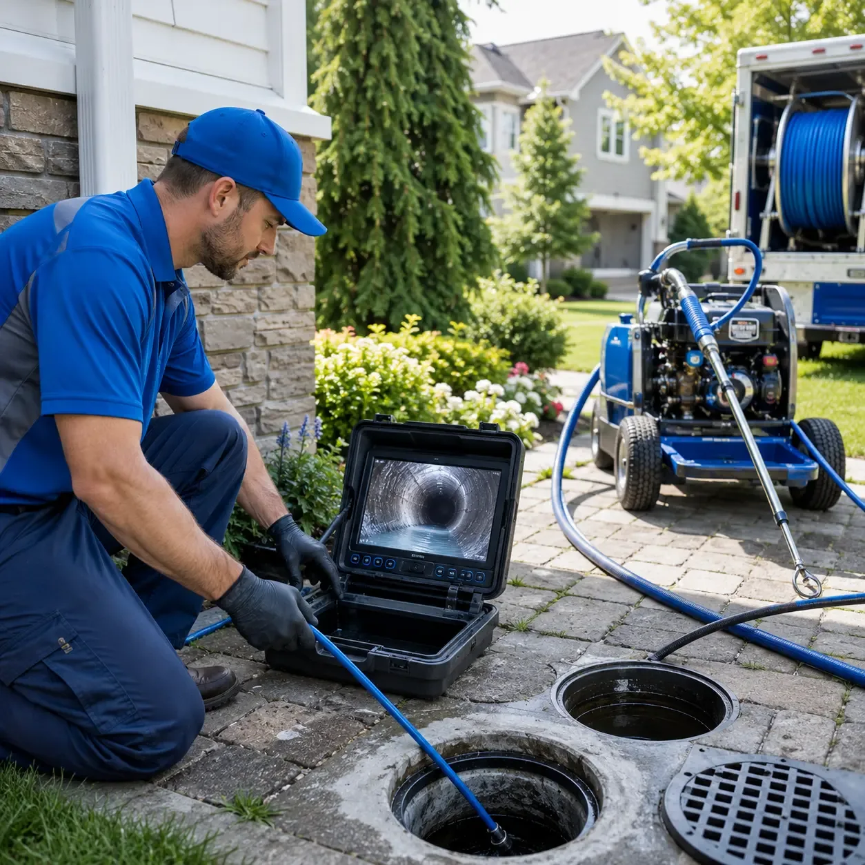 Outdoor drain cleaning professionals serving Zelienople, PA